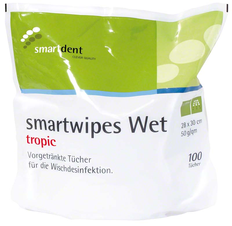 smartwipes Wet  Beutel  100 Stück tropic, 28 x 30 cm