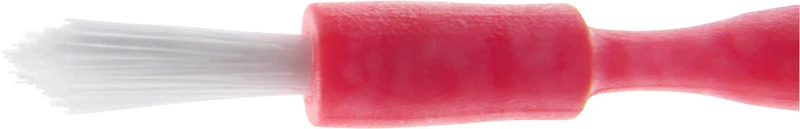 Omni Einwegpinsel mit Griff  Packung  100 Stück rot, mittel
