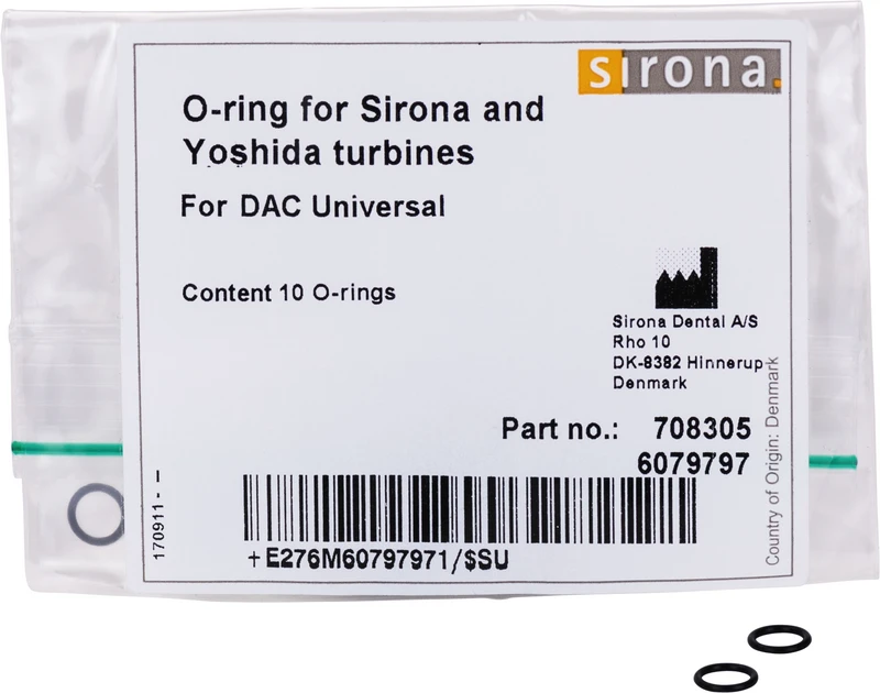 O-Ringe  Packung  10 O-Ringe für Sirona\Yoshida-Adapter