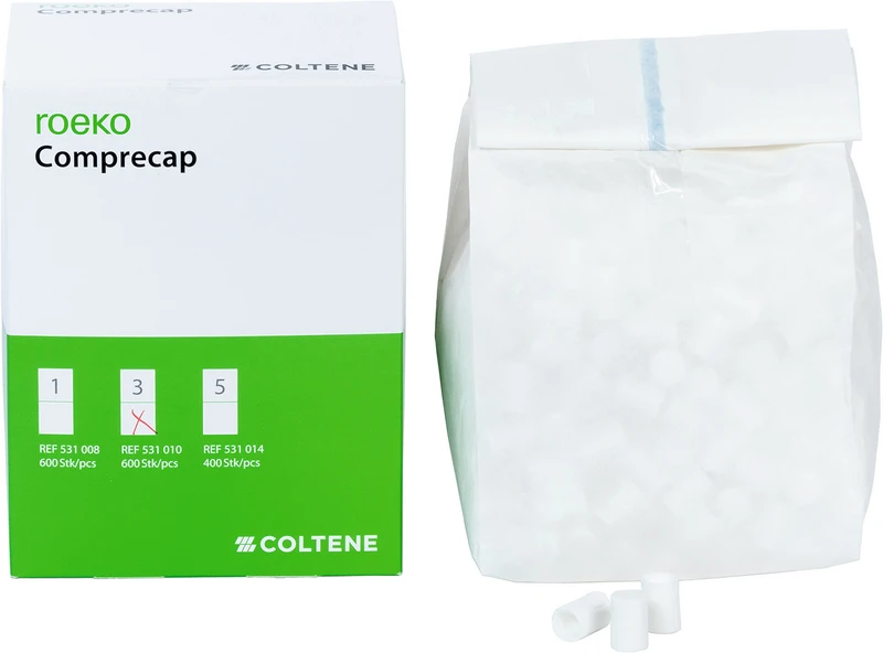 ROEKO Comprecap  Packung  600 Stück Ø 10 mm, Größe 3