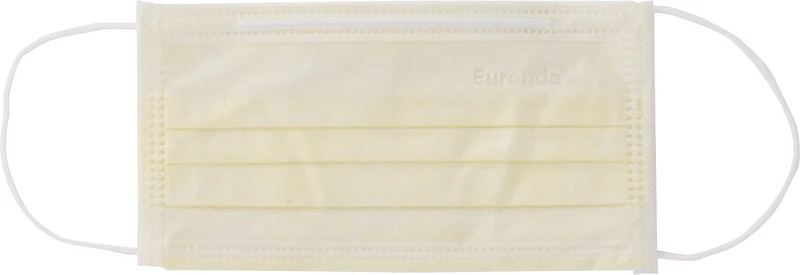 Monoart® Mundschutz Protection 3  Box  50 Stück mit Gummizug, gelb
