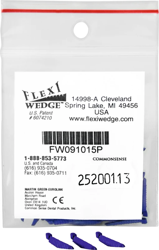 FLEXI WEDGES  Packung  50 Stück lila, groß