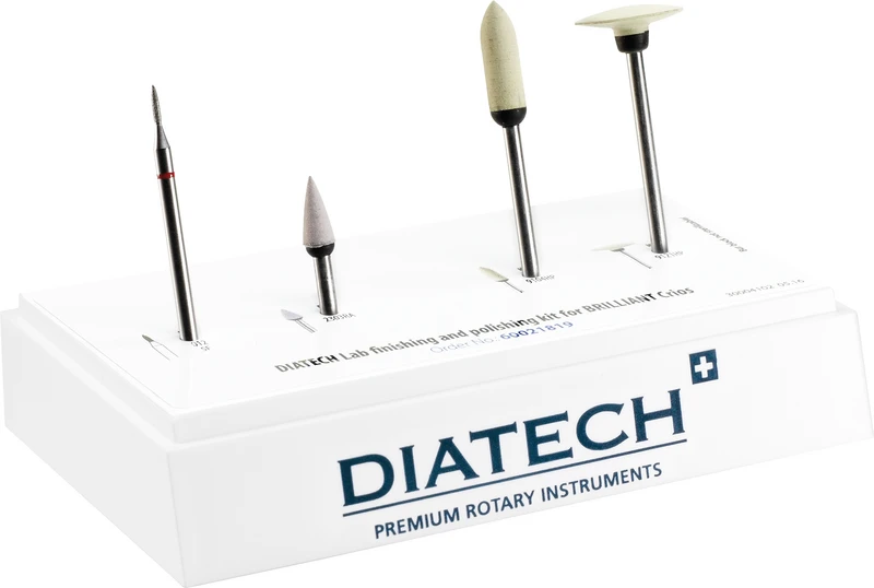 DIATECH Lab Finier & Polier Kit  Kit  3 Stück HP (860, 9104HP, 9121HP), 1 Stück RA (2303RA)