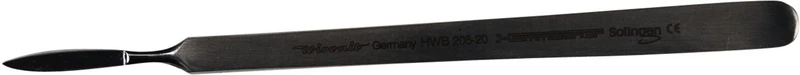 Präpariermesser   Stück  20 mm Klinge, 120 mm, sehr fein, aus WIRONIT