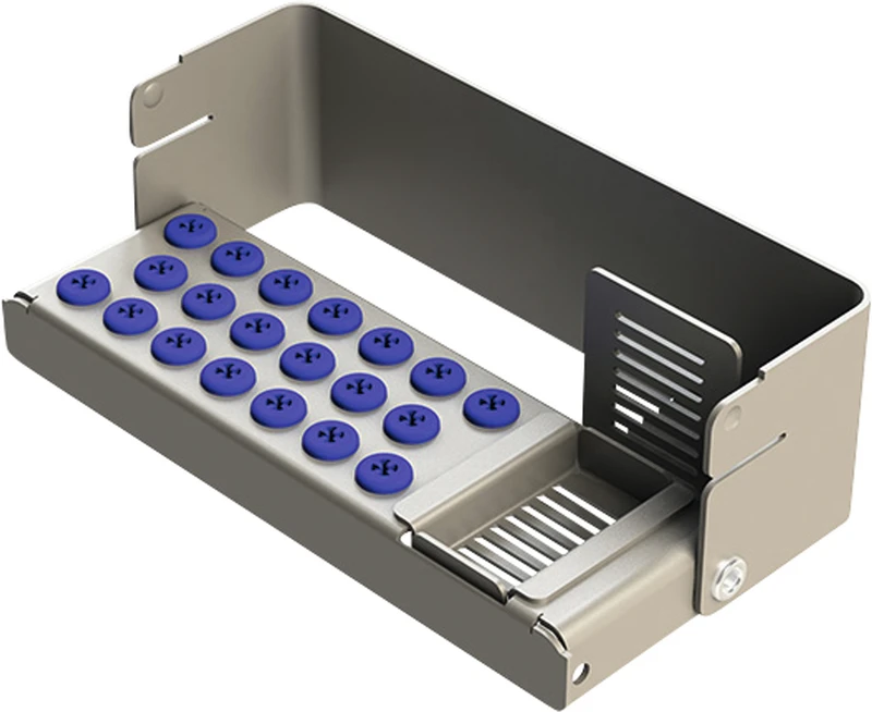 PLUG IN PLUS  Stück  für 20 Instrumente, blau, 11 x 3,5 x 3,4 cm