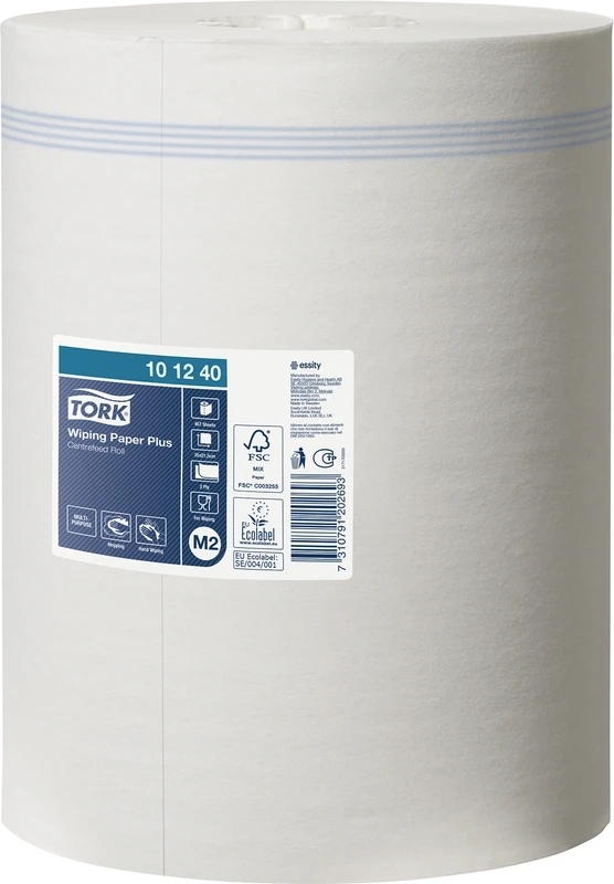 TORK® starke Mehrzweck Papierwischtücher   Karton  6 x 457 Stück 2-lagig, 35 x 21,5 cm, weiß, M2