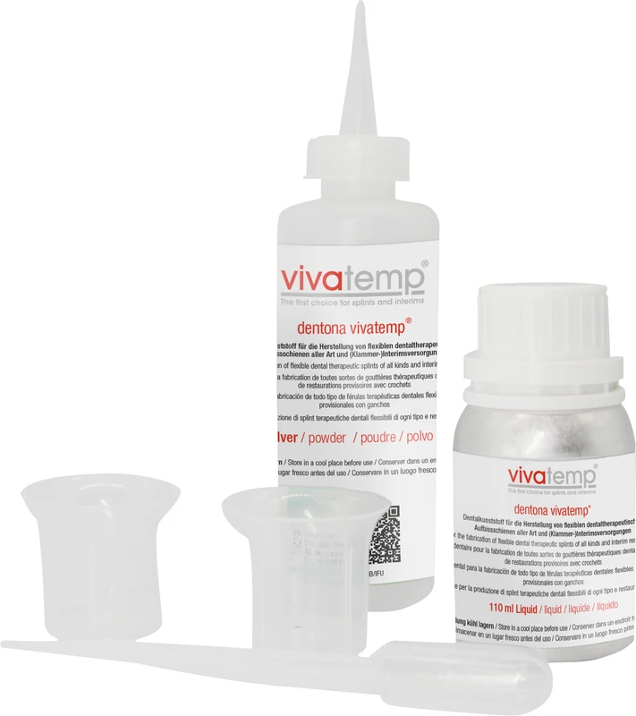 dentona vivatemp®   Set  150 g Pulver, 110 ml Liquid