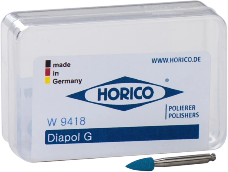 Diamantpolierer 9418  Stück  grün, RA, Figur Spitze