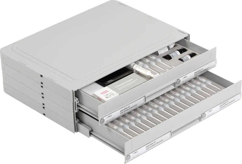 VITA VM® LC 3D-MASTER®  paste Basic Kit  Basissortiment für die BASIC-Schichtung (DENTINE, ENAMEL & Zusatzmassen paste)