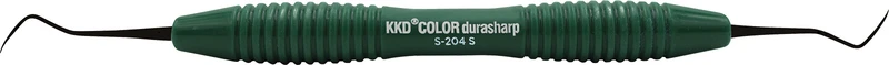 KKD® COLOR durasharp Scaler  Stück  grün, für Front- und Seitenzähne, mit Silicongriff