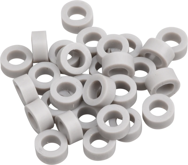 Farbringe  Packung  50 Stück grau
