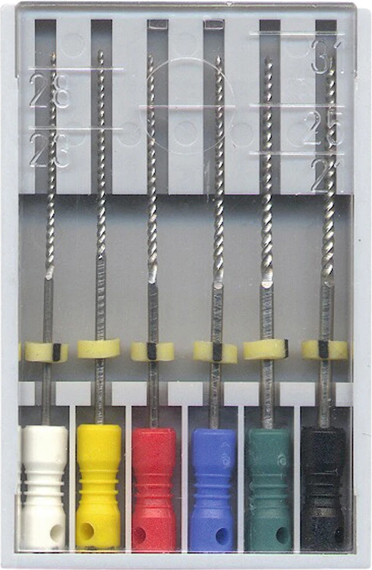 K-Feile 173  Sortiment  6 Stück 25 mm, ISO 045-080