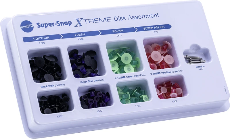 Super-Snap X-Treme   Disk Kit  160 Scheiben (80 Super-Snap, 80 Super-Snap X-Treme), 4 Mandrelle RA