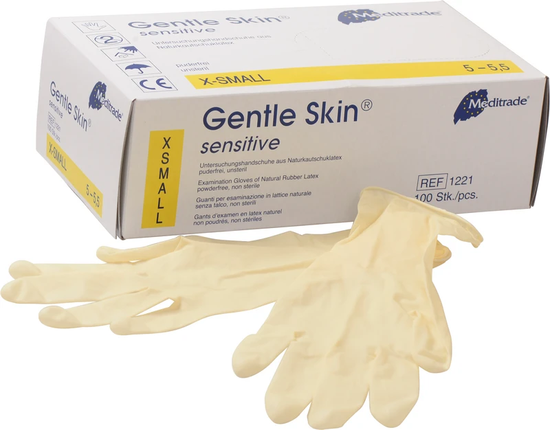 Gentle Skin® sensitive  Packung  100 Stück puderfrei, natur, XS