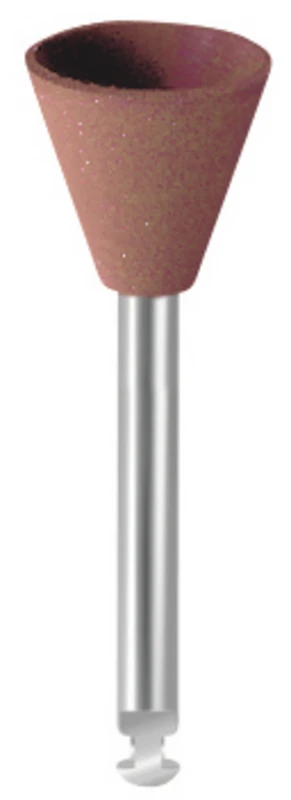 EVEFLEX Polierer  Packung  100 Stück rot mittel, RA, Figur umgekehrter Kegel, 9 x 8 mm