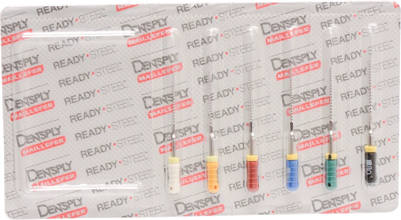 READYSTEEL K-Files  Sortiment  6 Stück 28 mm ISO 045-080