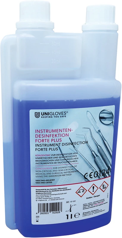UNIGLOVES Instrumentendesinfektion Forte PLUS  Flasche  1 Liter