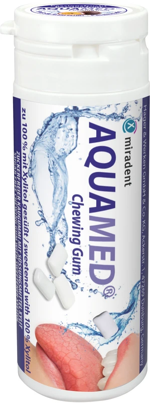 miradent Aquamed® Zahnpflegekaugummi  Dose  30 g Dragees