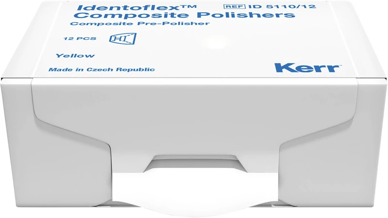 Identoflex Composite  Packung  12 Stück unmontiert, gelb, Figur Kelch