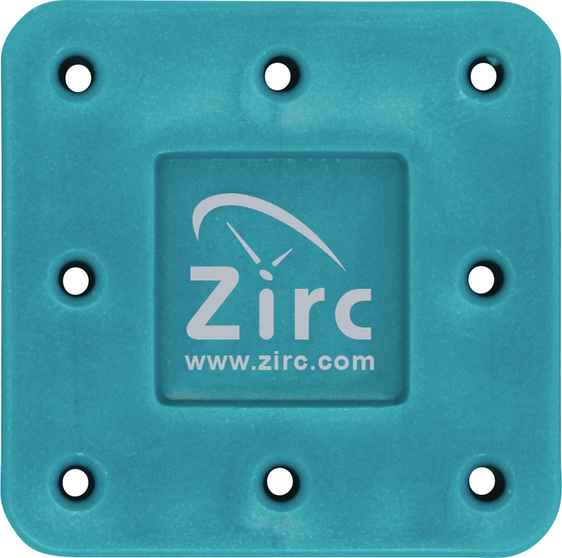 Bohrerständer  Stück  für 8 Instrumente, türkis, 3,8 x 3,8 x 1,3 cm