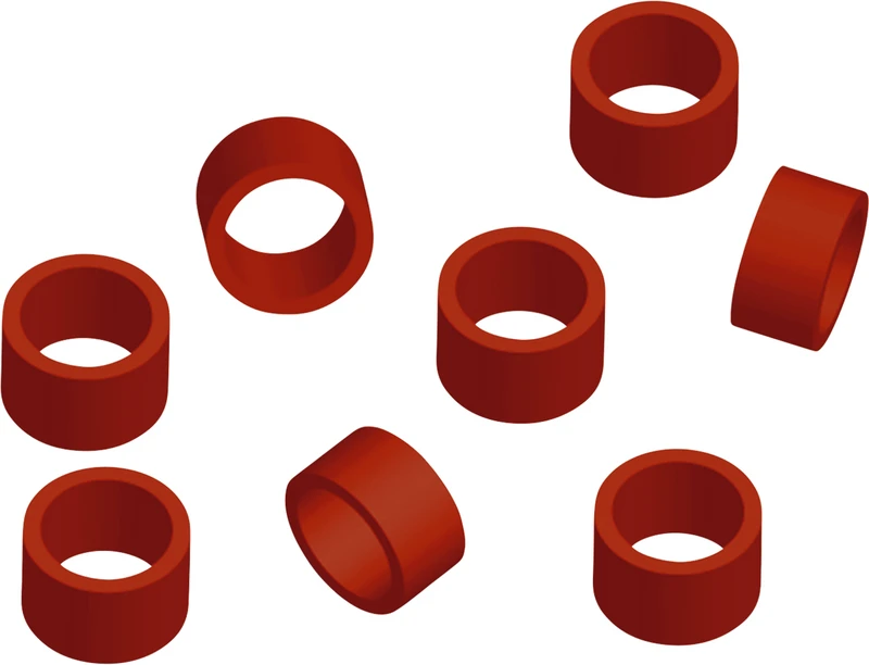 Codierringe  Packung  50 Stück rot