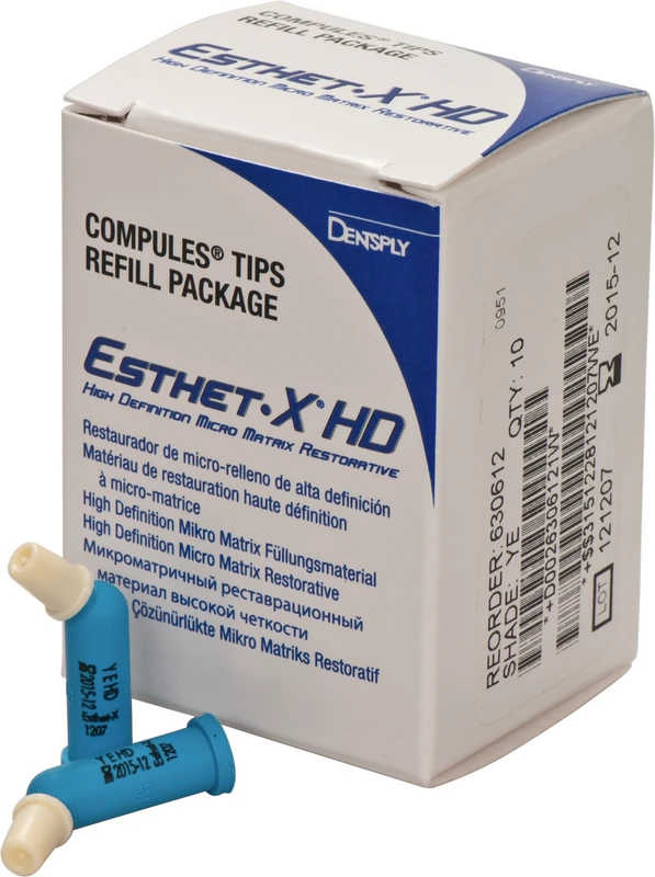 ESTHETX® HD  Nachfüllpackung  10 x 0,25 g Tip Gelber Schmelz