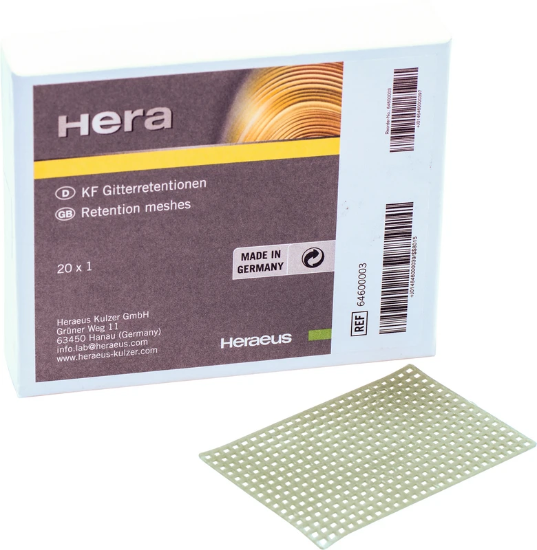 Modellierwachs KF  Packung  20 Gitterretentionen