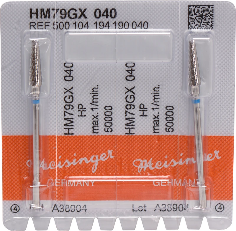 HM-Fräser GX  Packung  2 Stück kreuzverzahnt, blau standard, HP, Figur 194, 14,2 mm, ISO 040