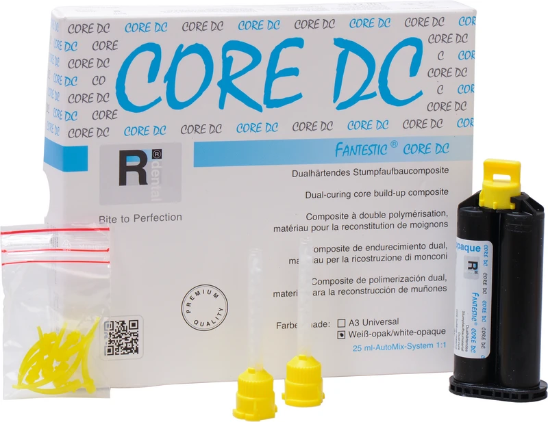 FANTESTIC® CORE DC  Packung  25 ml Doppelkartusche weiß opak, Zubehör