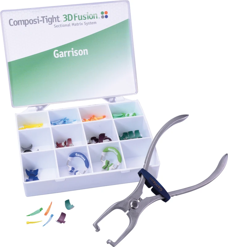 Composi-Tight® 3D Fusion  Medium Set  2 Ringe, 40 Keile, 40 Matrizenbänder, 1 Ringseparierzange