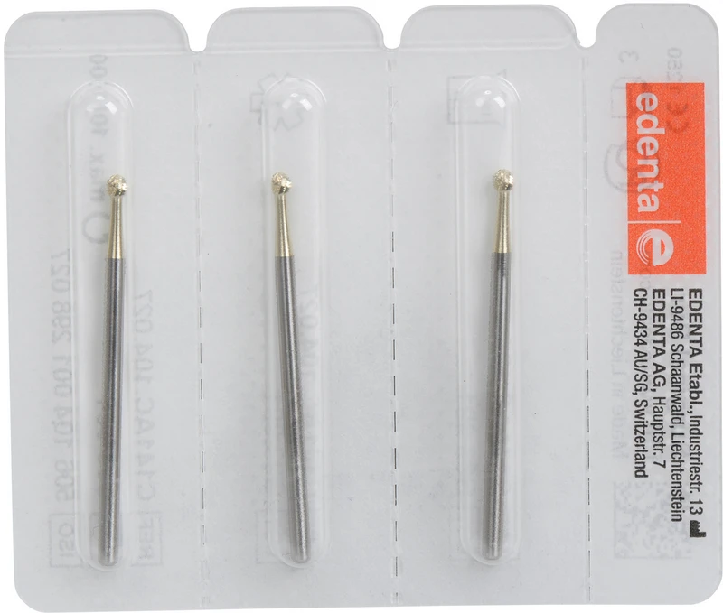 Chirurgie Knochenfräser HM C141AC  Packung  3 Stück HP, Figur 001, ISO 027