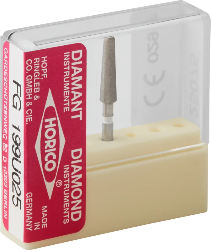 Diamantschleifer 199  Stück  weiß ultrafein, FG, Figur 199, 10 mm, ISO 025