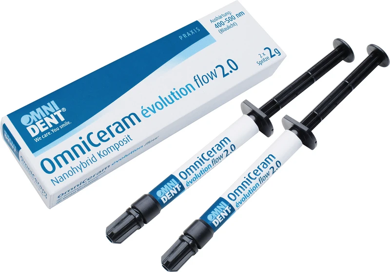 OmniCeram évolution flow 2.0  Packung  2 x 2 g Spritze A2