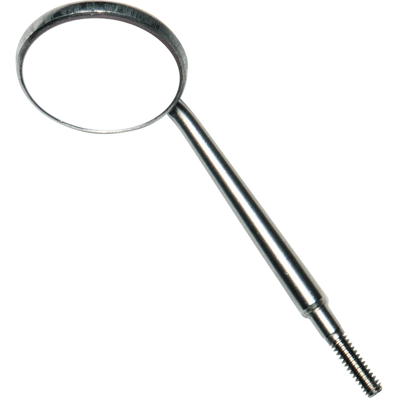 Crystal HD Edelstahl-Spiegelansätze  Packung  12 Stück Größe 3, Ø 20 mm