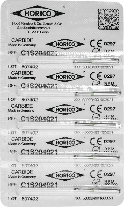 HM-Bohrer C1S  Packung  5 Stück RA, Figur 001, ISO 021