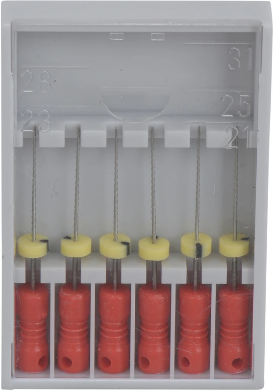 Hedströmfeilen 174  Packung  6 Stück rot, 21 mm ISO 025