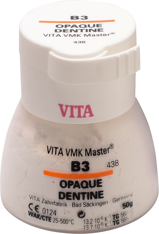 VITA VMK Master® VITA classical A1-D4®  Dose  50 g Pulver opaque dentin B3