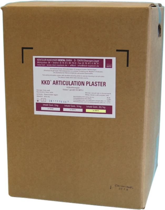 KKD® Articulation Plaster  Karton  22,7 kg Gips