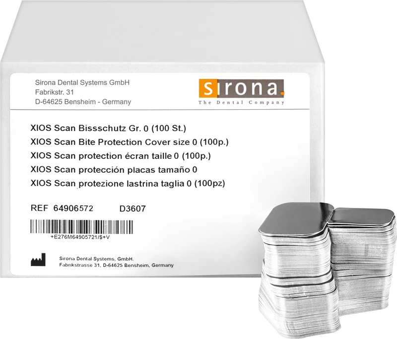 XIOS Scan Bissschutz  Packung  100 Stück, Gr.0