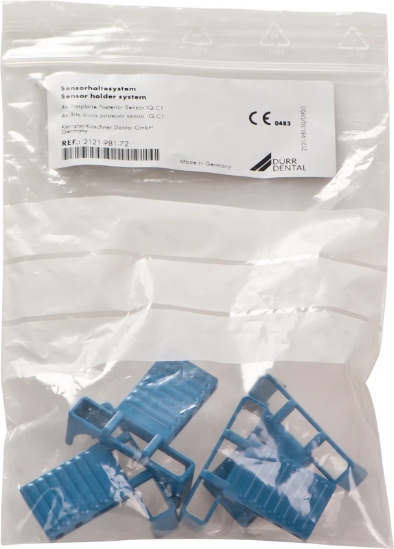 VistaRay Sensorhalter  Packung  4 Bissplatten Posterior
