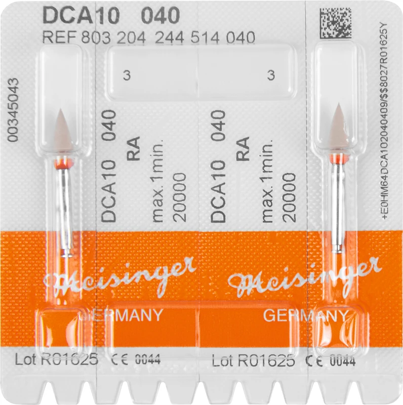 Diamantpolierer DCA04\10  Packung  2 Stück beige, RA, Figur 244, 13 mm, ISO 040