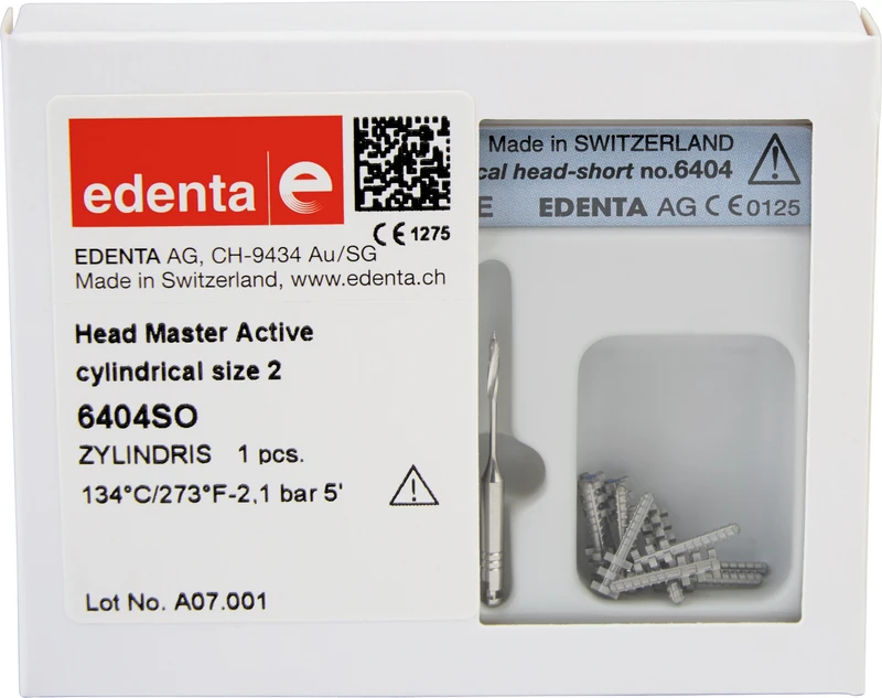 HeadMaster zylindrisch, aktiv  Sortiment  Gr. 2, kurz