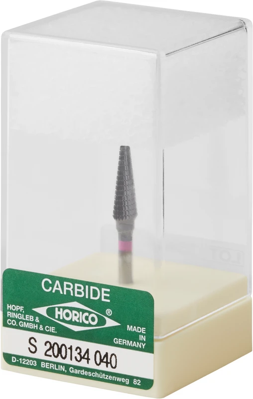 HM-Fräser 200  Stück  schwarz besch., Konditionierung, rosa fein, HPS, Figur S200, 13,5 mm, ISO 040