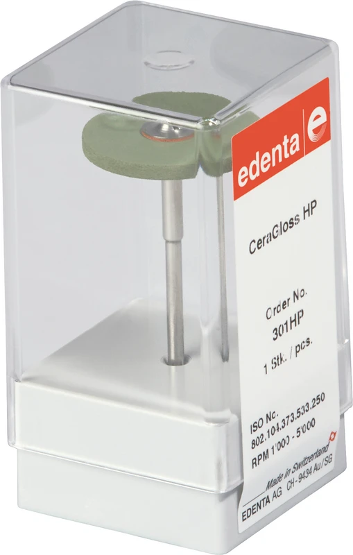 CeraGloss  Stück  grün grob, HP, Figur 373, 2 mm, ISO 250