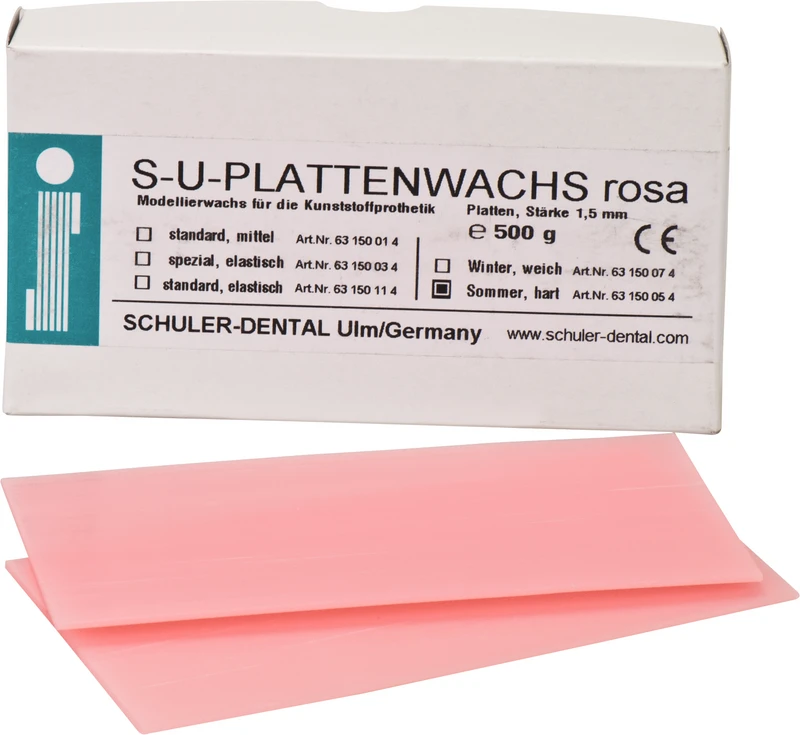 S-U-PLATTENWACHS    Packung   500 g Sommer, hart
