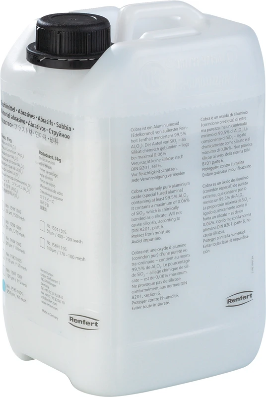 Cobra Aluoxid  Eimer  5 kg, 250 µm