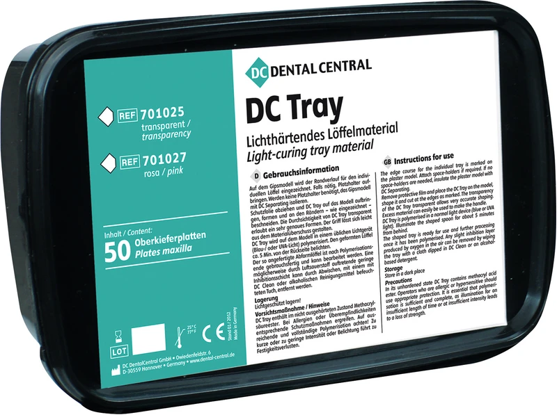 DC Tray  Packung  50 Stück transparent, für OK