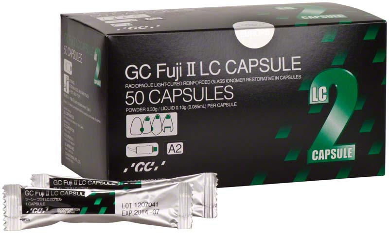 GC Fuji® II LC Capsule Improved  Packung  50 Kapseln A2