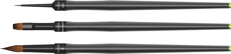 FUSION.brush  Master Kit  3 Pinsel Größe 8