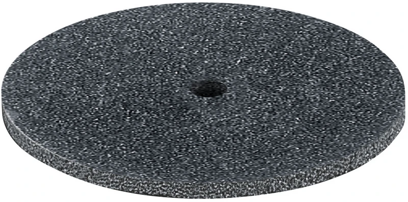 EVEFLEX  Packung  10 Stück unmontiert, schwarz grob, Figur Scheibe, 22 x 1 mm